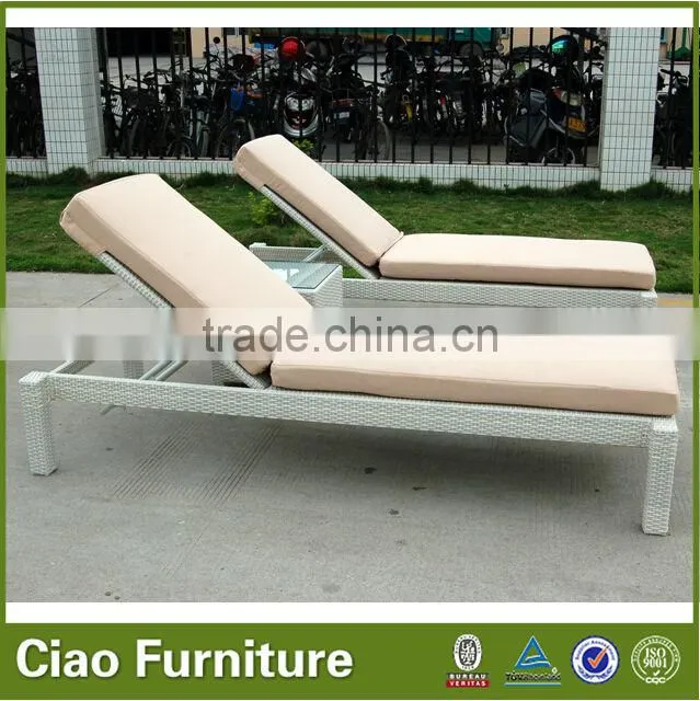 commercial outdoor rattan lounge chair
