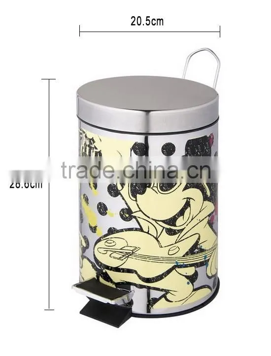 5L Cartoon Household Pedal Trash