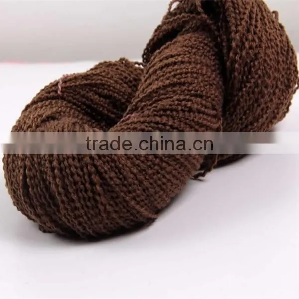 100% polyester fancy TT yarn 2S/3ply anti-pilling for doll hair
