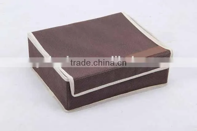 rectangular non-woven 12 lattice storage box