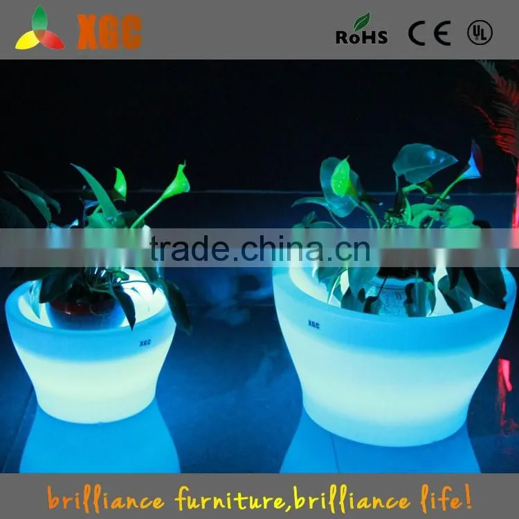 Illuminated glowing brand new outdoor large decorative flower