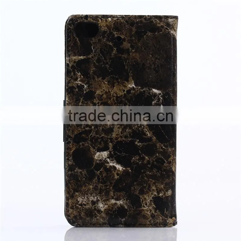 Noble design high quality marble PU card bumper/pocket cell phone case for Xiaomi