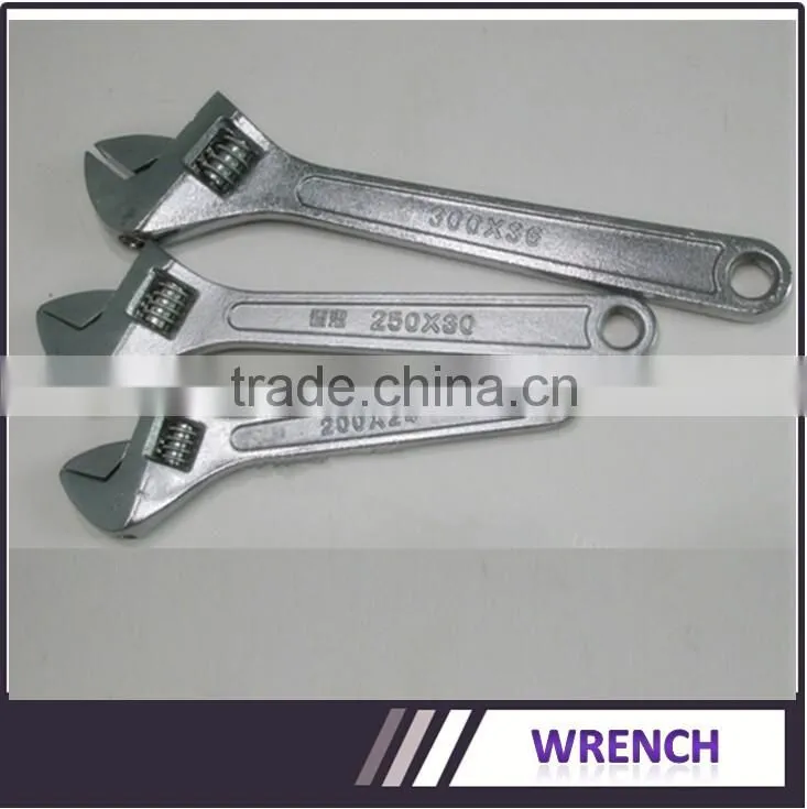 Tool set American type of adjustable pipe wrench