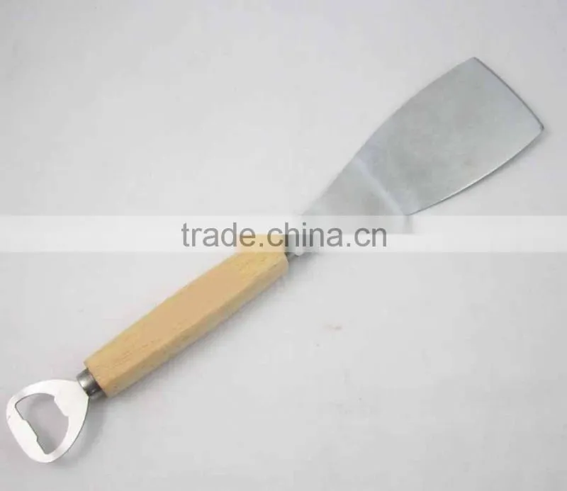 Food Safety Wooden Hanlde BBQ Spatula