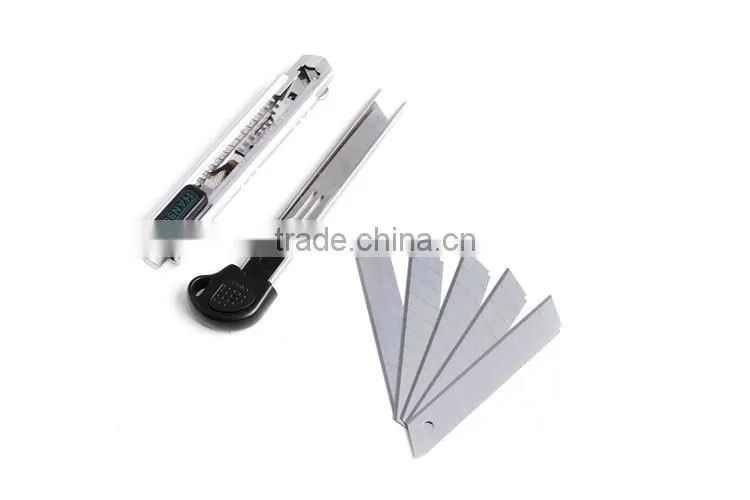 Aluminium Utility Knife with Five Blade/High Quality Cutter