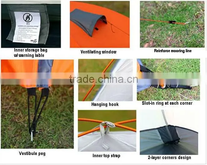 Aluminum Pole Tipi Tent in Camp Tent Cold Weather
