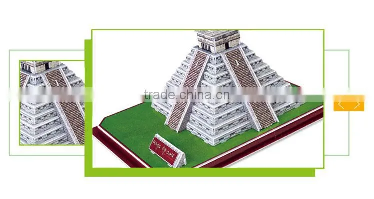 Funny 3d intelligence pyramid model children puzzle game