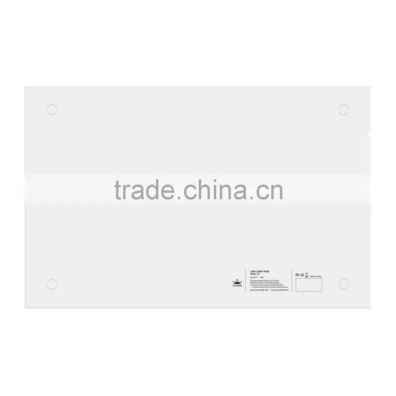 HUION high brightness aluminum frame led graphics tablet drawing tracing led light pad