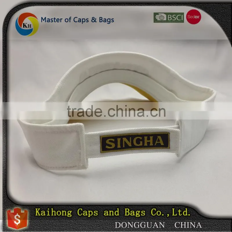 OEM fashion high quality sports custom cheap cotton sun visor