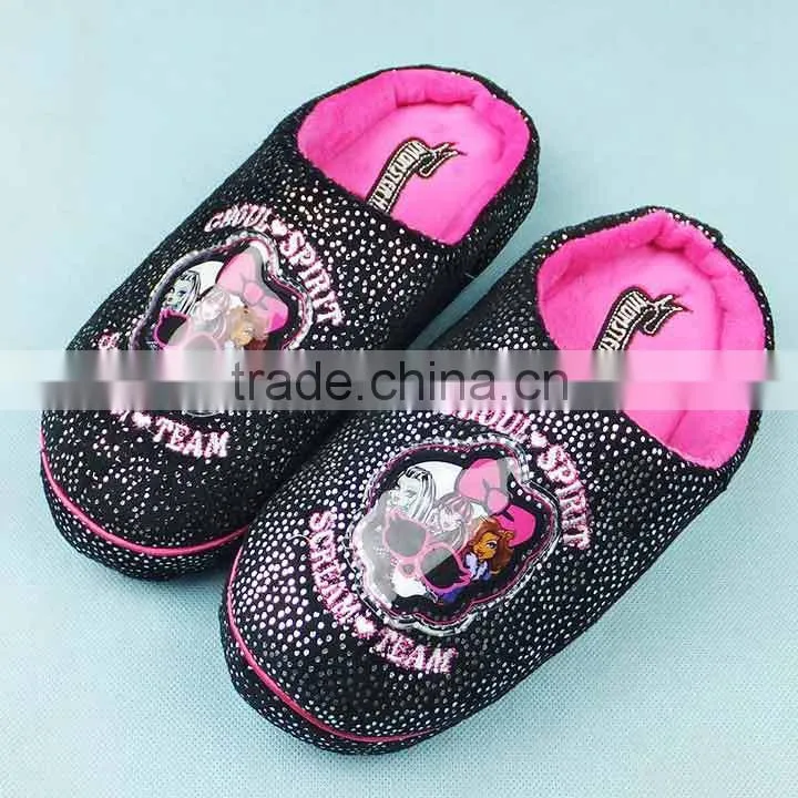 2014 Fashion Kids winter slipper sheepskin slipper stocklots for sale, 141109a