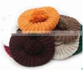 acrylic fashion handmade hat with beautiful flower