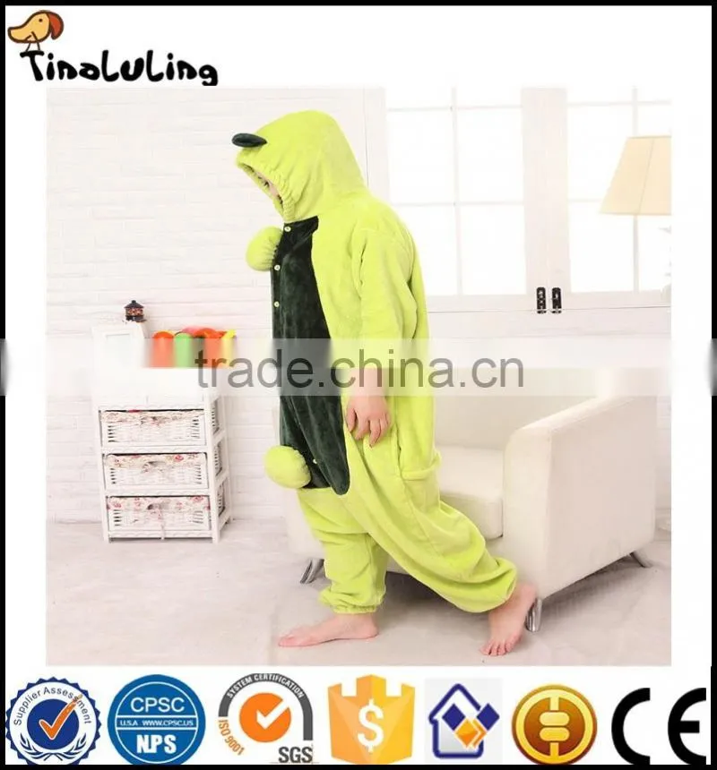 2017 new flannel pea piece pajamas wholesale cheap flannel pajamas
