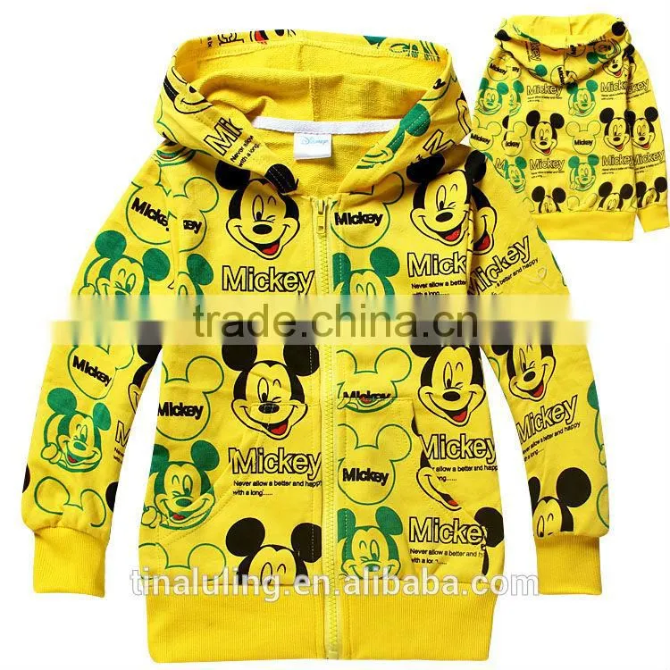 new boys cartoon zipper hoodies children sweatshirts boys autumn clothes