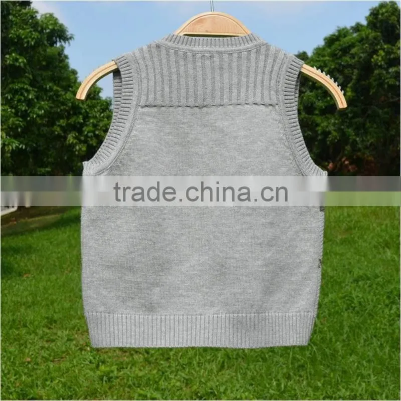 Custom Sknit Vest Pattern Child Sleeveless Sweater