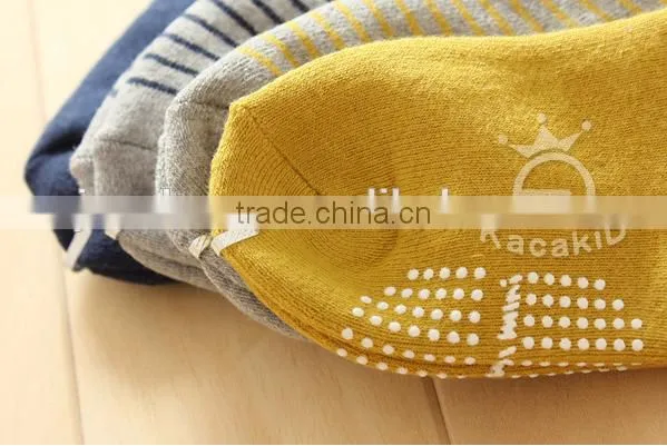 thickening baby cotton socks,cute baby cotton socks, silicone print baby socks