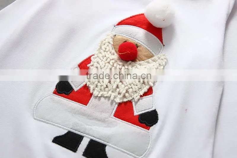 Two Styles Cotton Santa Claus Christmas Baby Boy Clothing Set