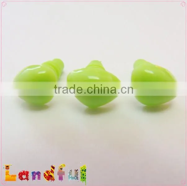 12mm Grass Green Apple Color Safety Nose Triangle Nose Doll Nose