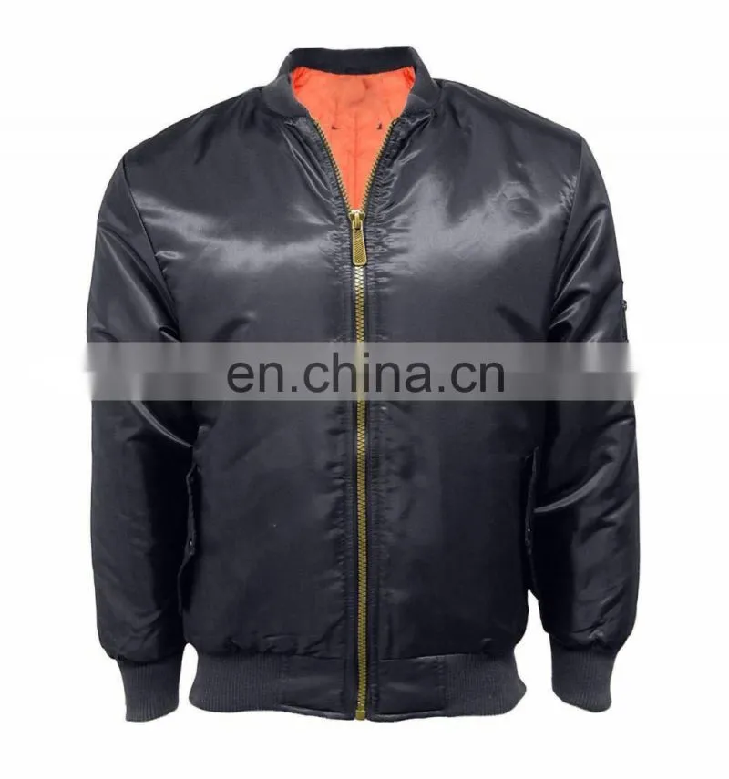 vintage zip up classic bomber jacket High quality jacket