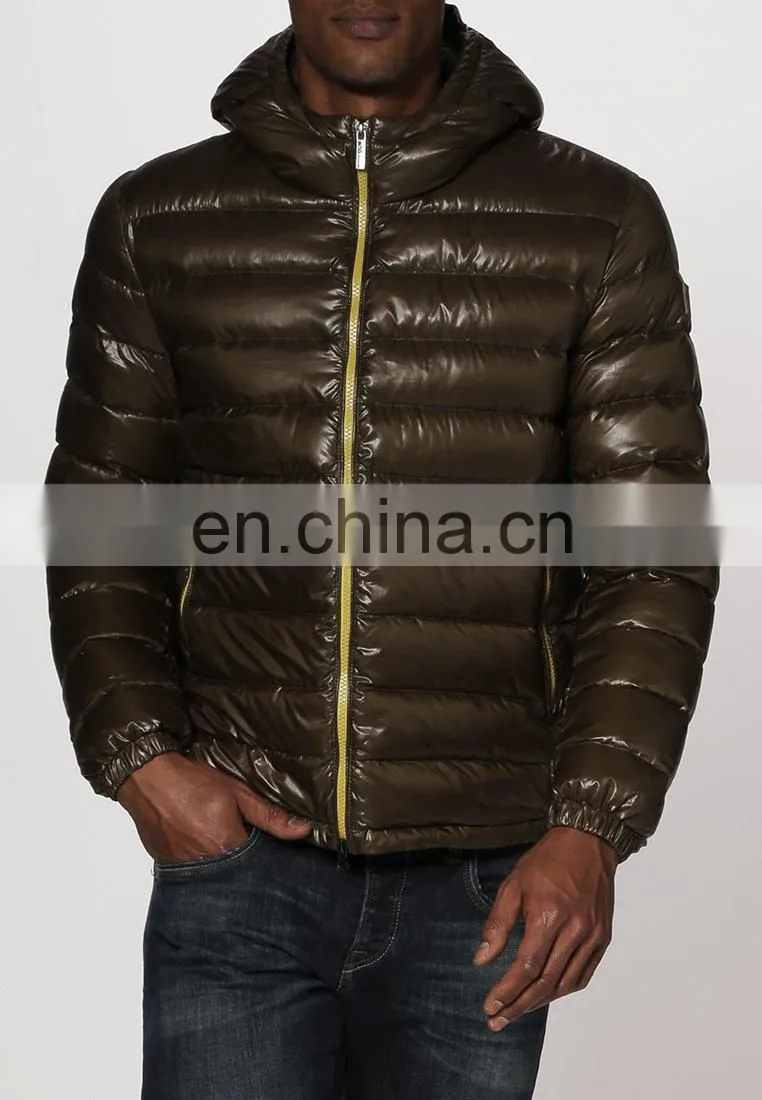 contemporary artificial padded jacket for man