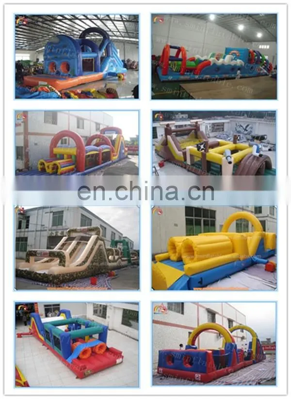 Hottest inflatable combo bouncer, obstacle course with dual arch for fun
