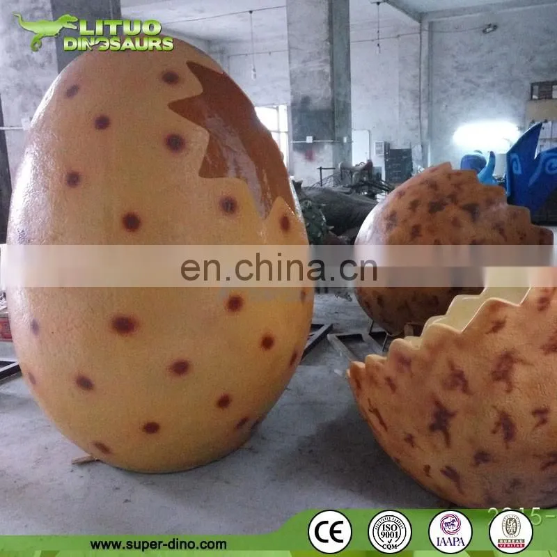 Cartoon Fiberglass Dinosaur Sculpture for Amusement Park
