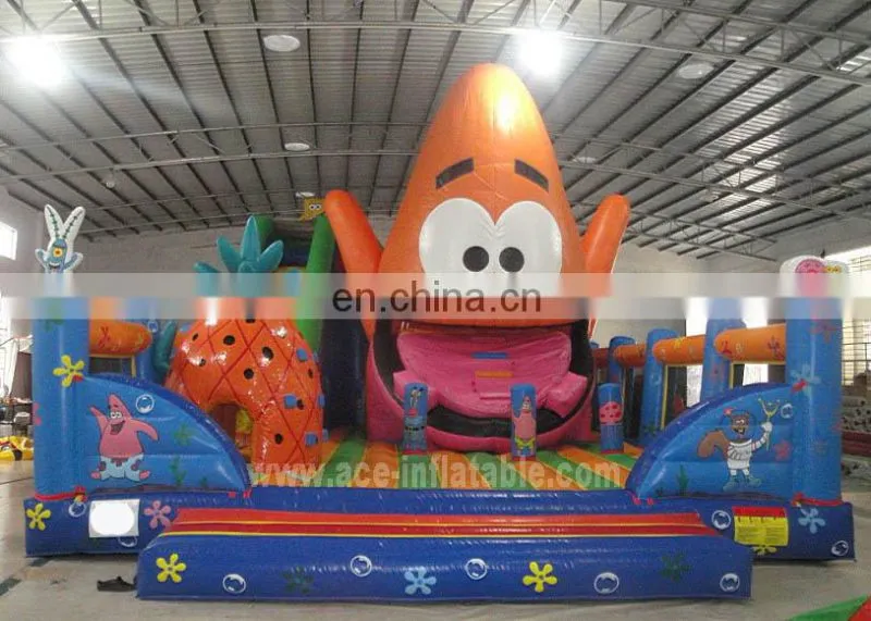 giant spongebob inflatable fun city