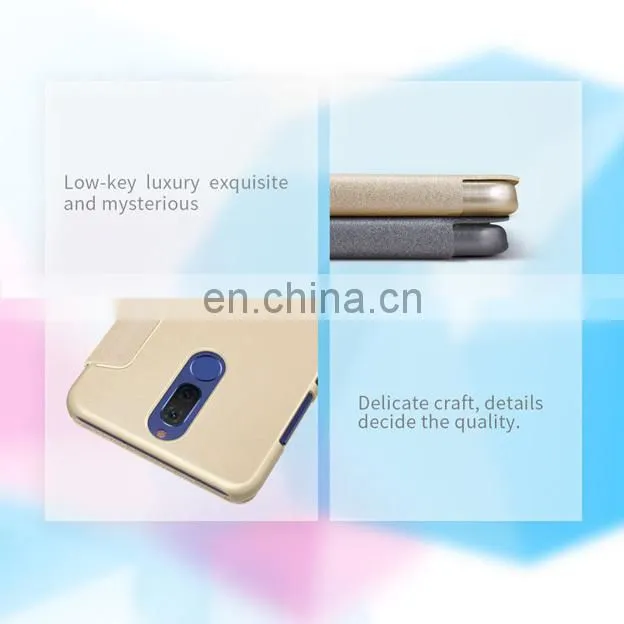 Ultrathin PU Leather + PC Cover Phone Case for Huawei Mate 10 Lite