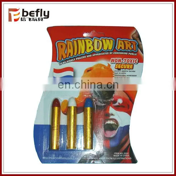 World cup football fans face paint