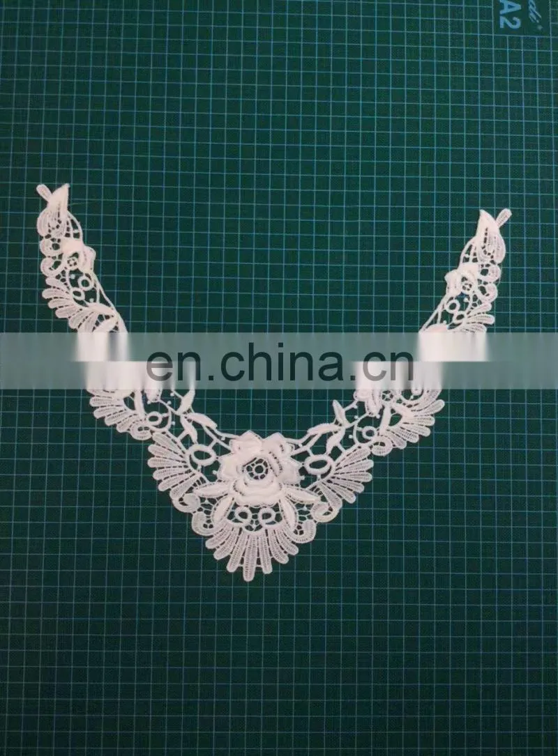 wholesale new design popular embroidery milk silk collar
