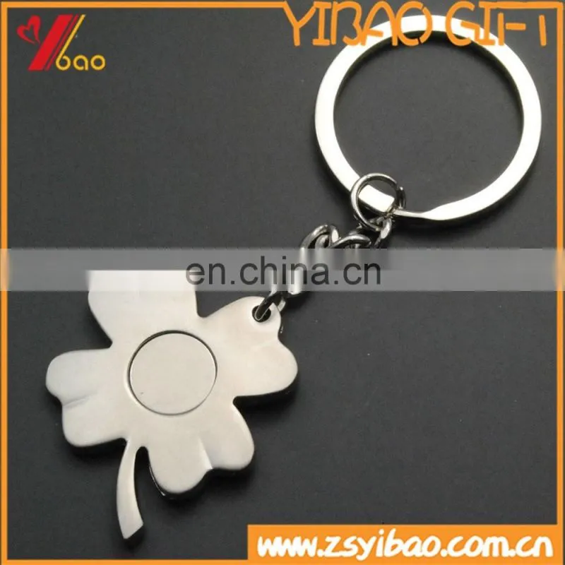 Metal material and custom metal keychain type for promotional item