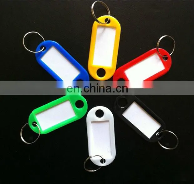 Winho Wholesale Blank Plastic Keychain Key Tags ID Label