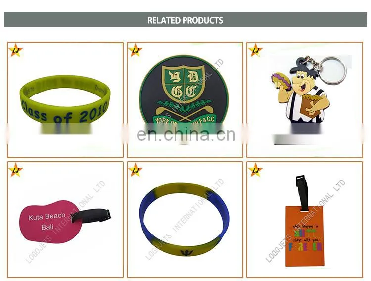 Promotional most Popular Advertising Rubber Wristband Silicone bracelet