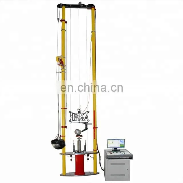 Tri-directional accelerometer Unidirectional accelerometer Twin Wire Impact testing machine/testing equipment for helmet