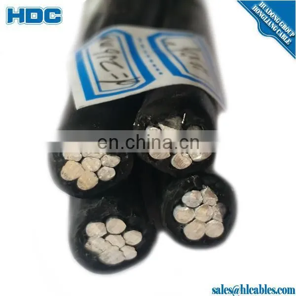 CABO DE ALUMINIO 3*35+35MM2 XLPE ABC OVERHEAD CABLE