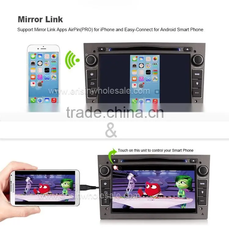 Erisin ES3060P 7 inch Touch Screen Car DVD Player for Antara Vectra C
