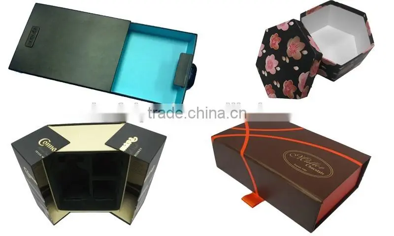 custom design logo printed luxury box packaging/gift packing box/small box