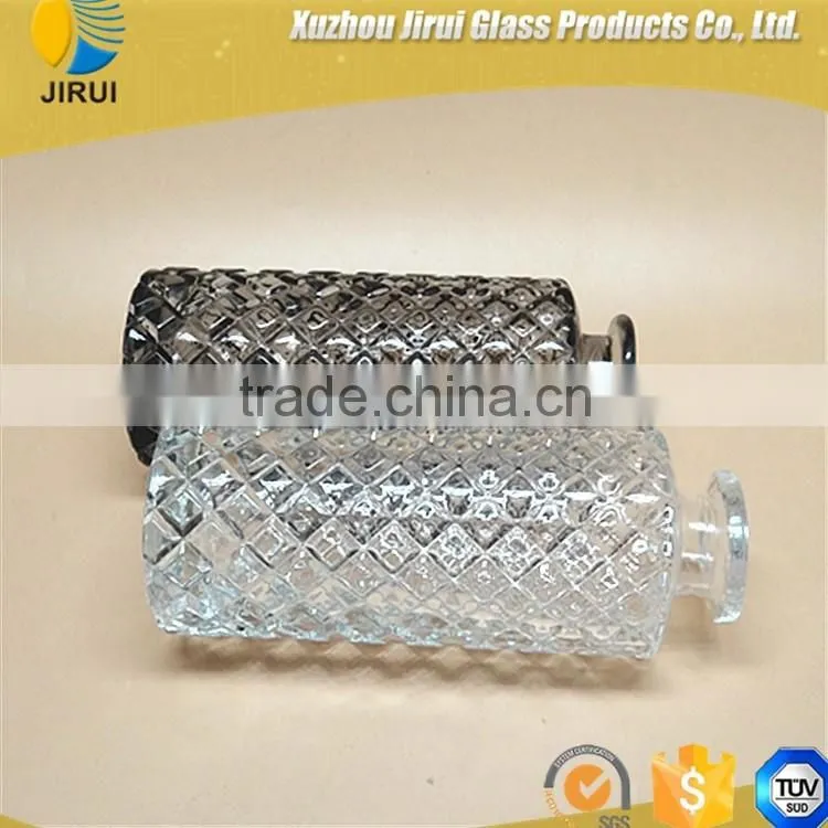 clear and black colour aroma diffuser glass bottle