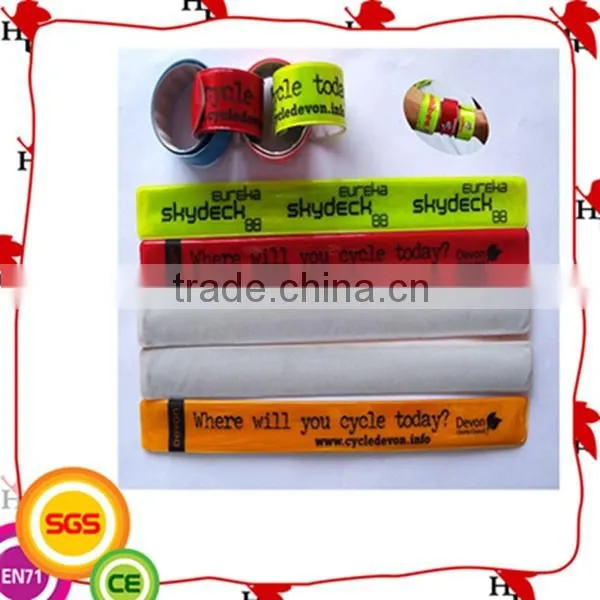 High quality Reflective Slap Wrap And Reflective Armband,Reflective Wristband
