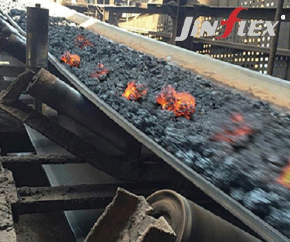 Why are heat-resistant conveyor belts suitable for paper mills?