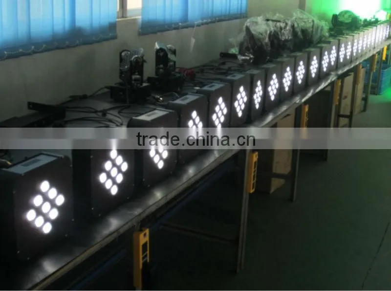 9pcs 10W RGBW 4 in 1 Wireless DMX Battery Power Led Par64 Led Par Light DJ Lighting