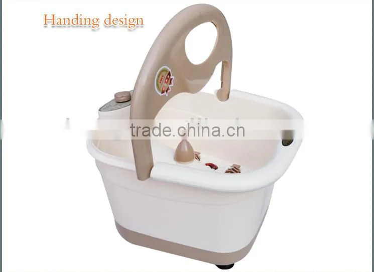 Cheap rolling heating foot bath massager
