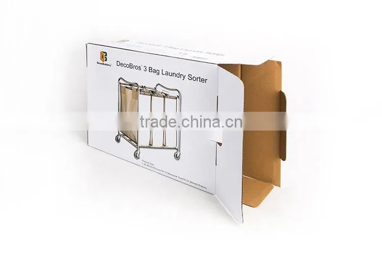 Custom Printed 7-ply black cardboard corrugated carton box with good quality