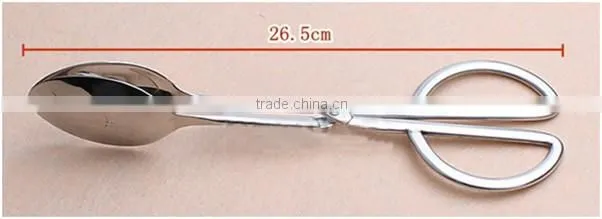 food grade stainless steel food tongs with high quality