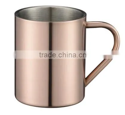 450ml copper plating stainless steel coffee mug