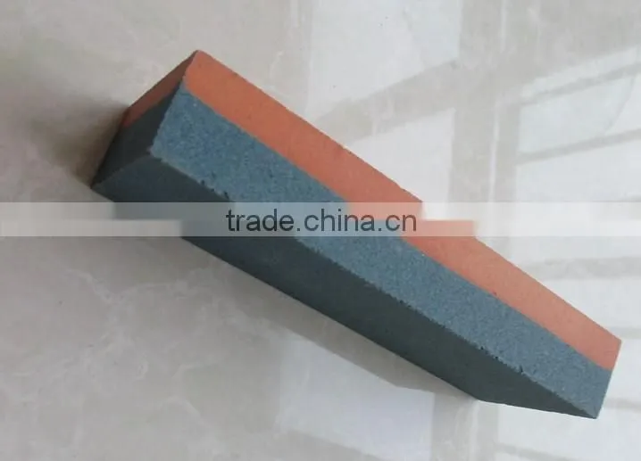 Aluminum oxide/silicon carbide knife sharpening stone
