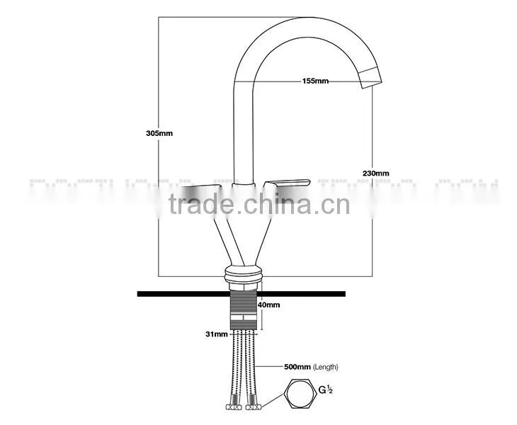Big Promotion Brass White Surface Door To Door Marketing Product Faucet