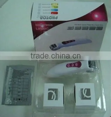 Vibrating LED Red Derma Needle Roller Hair Loss Skin Care Acne Cellulite