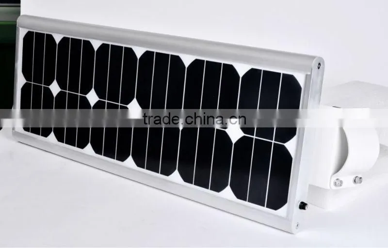 4o watt Smart All in one solar street light No any wiring IP65 Solar street light 80W 70W 60W 50W 40W 30W with motion sensor