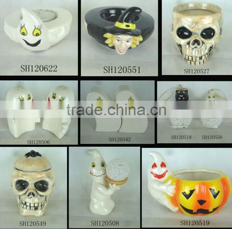 Halloween ceramic tealight candle holder,tealight candle holder