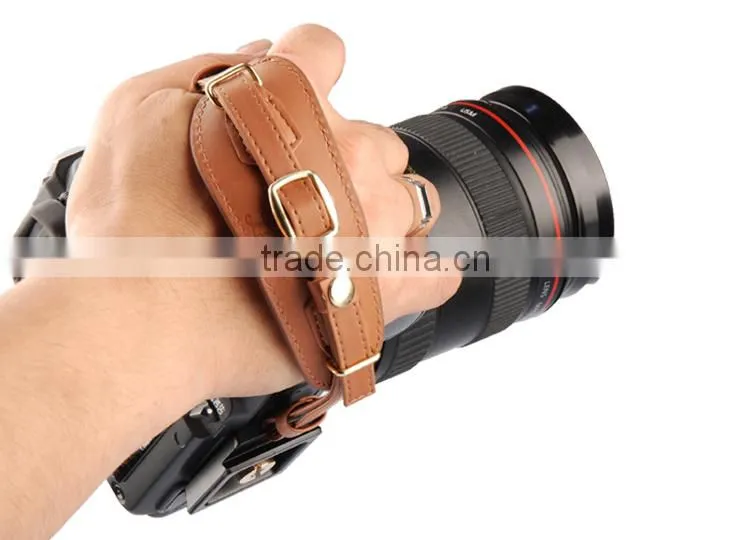 Colorful leather camera wrist hand straps